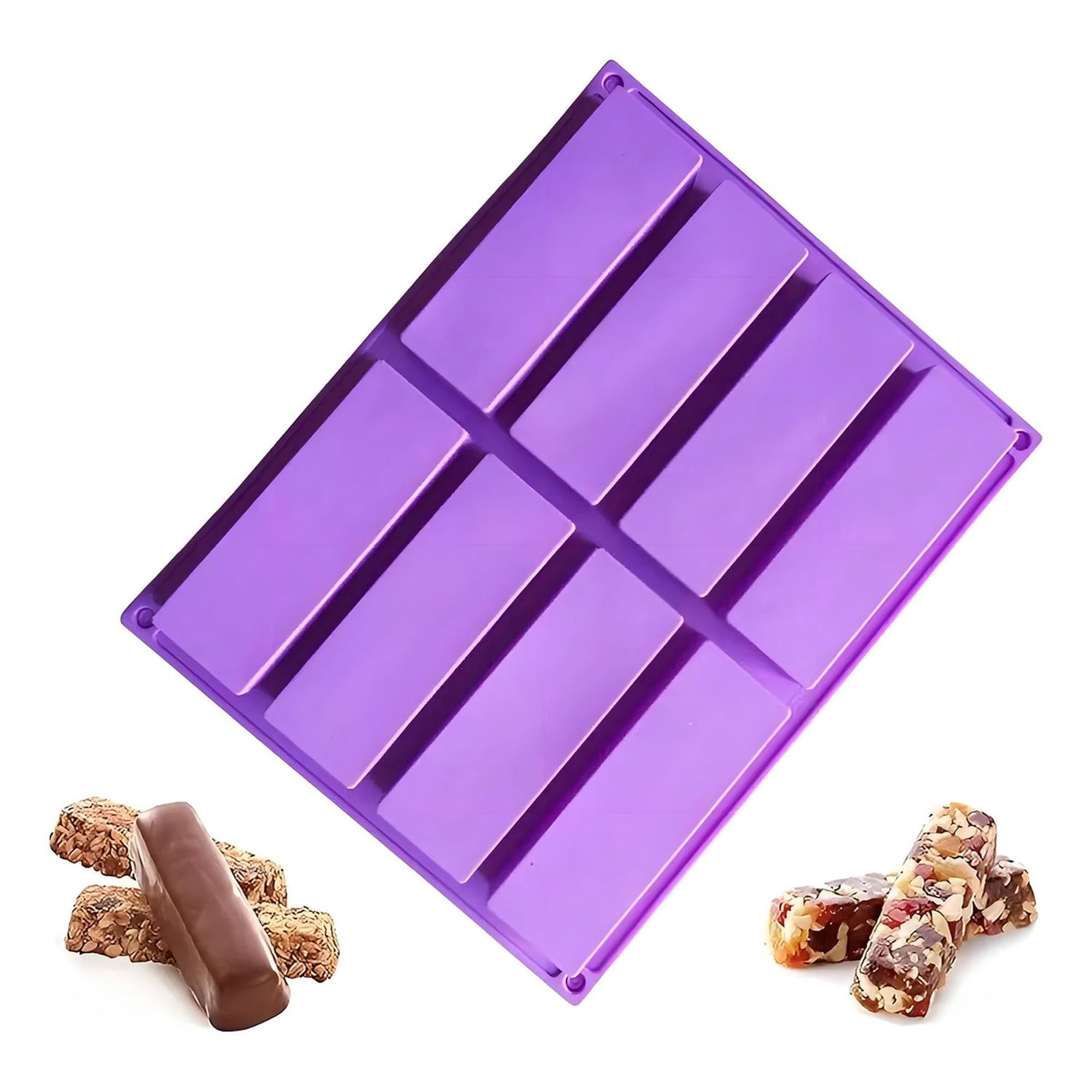 Pasteleriuscl - Moldes Para Chocolate Molde Silicona Reposteria Barras 8cav