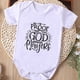 thumbnail image 1 of Cute "I'm Proof That God Answers Players" Print Romper For Summer, Funny Pregnancy Gift, Baby Boys And Girls Kids Clothes, 1 of 5