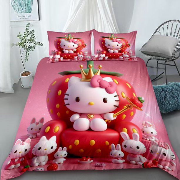 Duvet Covers Stitch Cartoon Bedding Set Quilt Cover Comfort Cover Queen King Size for Children Gift Bedroom DecorBed Sheets