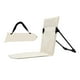 thumbnail image 4 of Silla De Piso Con Respaldo Cojín Plegable Asientos De Playa Para Montañismo Beige, 4 of 5