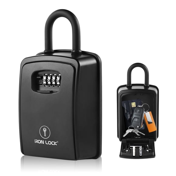 Caja de Seguridad para Llaves Iron Lock XXL 4 Dígitos Negra