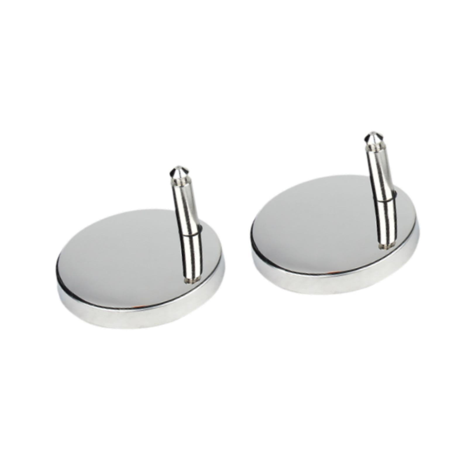 Bothyi - 2 Piezas Bisagra De Asiento Para El Inodoro Hogar De Acero Inoxidable Top De Acero Pesado