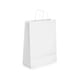 thumbnail image 1 of 12 Bolsas Papel Kraft Colores 27x21x11cm Blanco Con Asa, 1 of 2