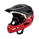thumbnail image 1 of Casco De Bicicleta De Cara Completa, Casco Protector, Casco De Bicicleta De Monta?a Con Absorción De Impactos, Rojo Y Negro, 1 of 3