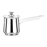 Magideal - Cafetera Portátil De Acero Inoxidable Para Café, Calentador De Leche, Espumador De Leche, Olla Para Derretir Para El Hogar, La Oficina, El Camping Y 360 Ml