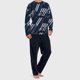 thumbnail image 1 of Pijama Largo Micropolar Multicolor Talla L, 1 of 3