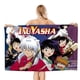 thumbnail image 1 of Inuyasha Toalla de playa de secado rápido con diseño temático, regalo para mujeres y niñas, ideal para cumpleaños, fans, amantes de la música, uso en la playa o al aire libre, 78 × 150 cm, 1 of 6