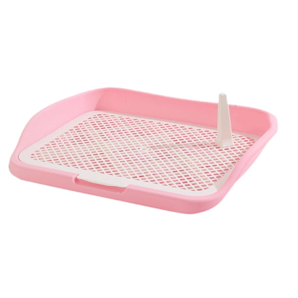 Inodoro Para Perros, Bandeja De Arena Para Mascotas, Bandeja Portátil Para Orinal Para Interiores, Otras Mascotas, Conejito, Valla Mediana Rosa