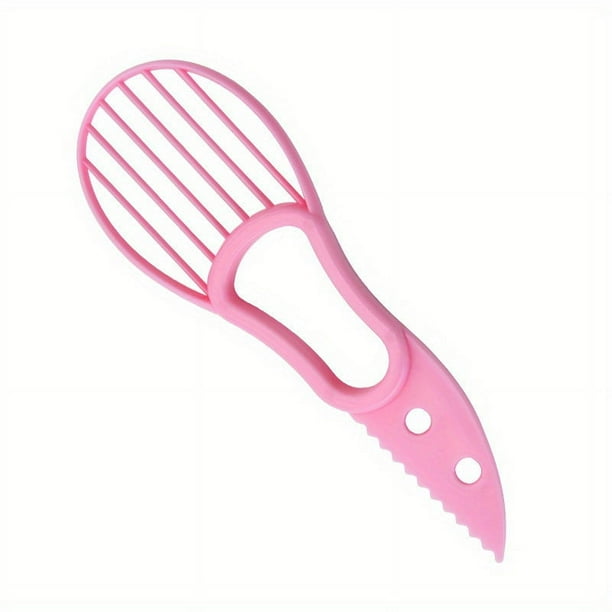 1/2pcs, 3-in-1 Avocado Slicer Shea Corer Butter Fruit Peeler Cutter Pulp Separator Plastic Knife Kitchen Vegetable Tools Home Accessory