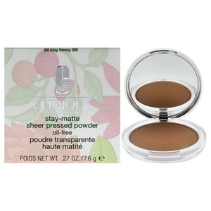 Clinique - Polvo Prensado Transparente Stay-Matte - Stay Honey M - Combinación Seca A Grasa De Para Mujeres - Polvo