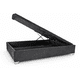 thumbnail image 1 of Base Cama Baúl 2 Plazas FELPA Gris Plomo LORE | Diseño Premium + Gran Almacenaje, 1 of 4