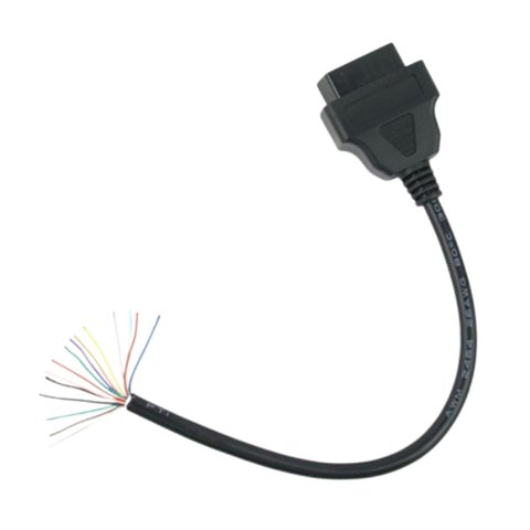 Ioensy - Cable Adaptador De 16 Pines A Obd2 De 12-24 V Con Conector De 16 Pines A Obd2