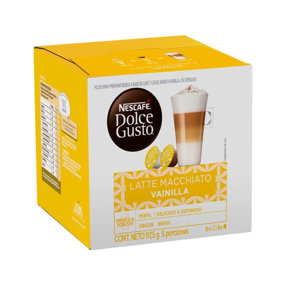 Café En Cápsulas Latte Macchiato Vainilla 5 Tazas