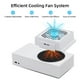 thumbnail image 4 of Ventilador Para Consola Xbox Serie S - Pantalla LED RGB, Bajo Nivel De Ruido, Incluye 2 Puertos USB Extra, Refrigerador Externo De 3 Niveles De Velocidad Ajustable-Blanco, 4 of 9