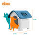 thumbnail image 5 of Casa para Perro con Ventana y Techo Azul 87x72x75cm, 5 of 8