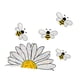 thumbnail image 2 of Pegatinas De Ventana Con Diseño De Abeja Y Girasol Para Dormitorio, Hogar Y Sala De Estar., 2 of 5