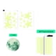 thumbnail image 2 of Adhesivos fluorescentes estrellas y lunas verde, 2 of 3