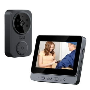 Crusec - Timbre Inalámbrico Con Videocamara Larga Distancia