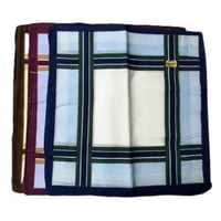 Ekomac - Set 12 Pañuelos A Cuadros Para Hombre