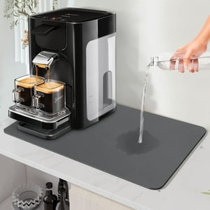 Alfombrilla Absorbente Sosmar Para Secar Platos, 30 X 50 Cm, Color Gris