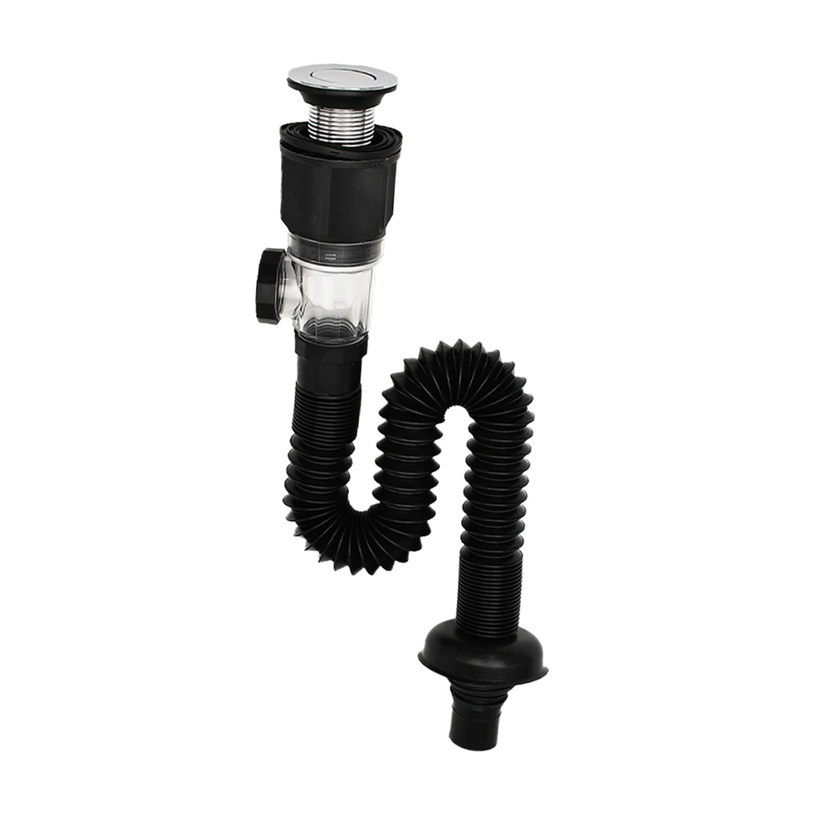 Bothyi - Tubo De Drenaje Del Fregadero De Cocina Con Tapón De Fregadero Tubo De Drenaje De Lavabo Manguera De Drenaje
