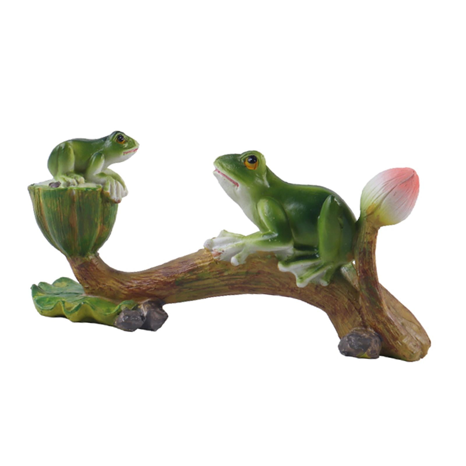 Magideal - Estatua De Rana Para Jardín, Escultura De Animal, Arte Creativo, Artesanía, Adorno Para Jardín, Maceta, Decoración Para Patio Exterior, Decoración Del