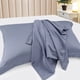 thumbnail image 4 of Juego de Fundas de Almohada de Satén REGALWOVEN, Juego de 2 Fundas de Almohada de Satén Sedoso, King, Gris Pizarra, 4 of 7