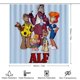 thumbnail image 2 of ALF La serie animada-theme 4-Piece Shower Curtain Set with Rugs, Waterproof Bathroom Decor Set Includes Bath Mat, U-Shaped Rug, Toilet Lid Cover and Curtain with Hooks, 2 of 6