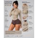 thumbnail image 5 of Chaqueta Deportiva Slim Fit Mujer Corte Crop Cierre Dorado, 5 of 6