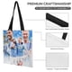 thumbnail image 3 of Kevin De Bruyne Bolso de tela con estampado de lienzo para mujer, bolsa de compras reutilizable y estética, con cremallera interior, regalo para mujer, 35 × 40 cm., 3 of 6