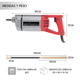 thumbnail image 2 of Sonda Vibradora De Inmersion 1.5m Hormigon Concreto 1300w, 2 of 6