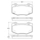 thumbnail image 1 of Pastillas Freno para auto POWERSTOP NXT-1718, 1 of 3