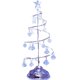 thumbnail image 1 of Árbol de Navidad Metálico con Luz Led Plateado, 1 of 4