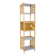 thumbnail image 1 of Estante De Madera 6 Niveles Organizador Cocina/ Baño Repisa Marrón Claro, 1 of 5