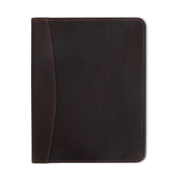 Portafolio de cuero CestAntiQ Buffalo Legal, color oscuro