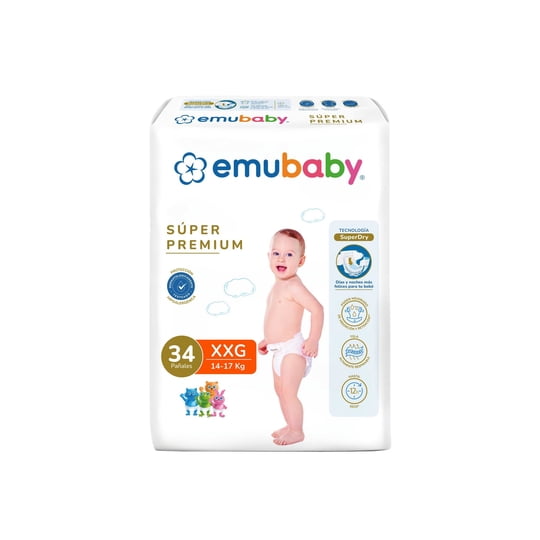 Pañales Emubaby Super Premium Xxg