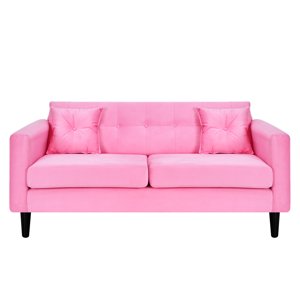 Bodevir - Sofa New Retro 3C Felpa 00 Rosado