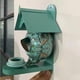 thumbnail image 5 of Casa y comedero para pájaros Moris Teal Teapot, de madera, cerámica y resina, ideal para jardín exterior (cian-azul)., 5 of 5