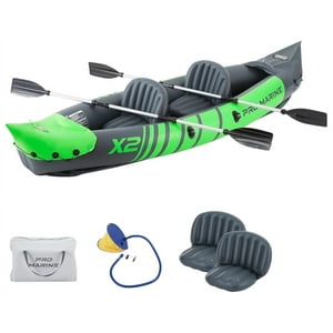 Kayak Promarine Para 2 Personas Gris-Verde