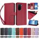 thumbnail image 4 of Funda Cartera Trébol para Xiaomi Poco M7 4G con Ranuras Tarjetas y Carga Inalámbrica Rojo, 4 of 6