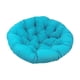 thumbnail image 3 of Hamaca con cojín, cojín para silla columpio para uso interior o exterior, mecedora, cojín colgante para silla tipo huevo, cojín redondo para jardín, , Azul, 3 of 5