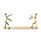 thumbnail image 1 of Par Kungfu Man Book End Holder Soporte De Libro De Escritorio Para Decoración Del Hogar Oro, 1 of 5