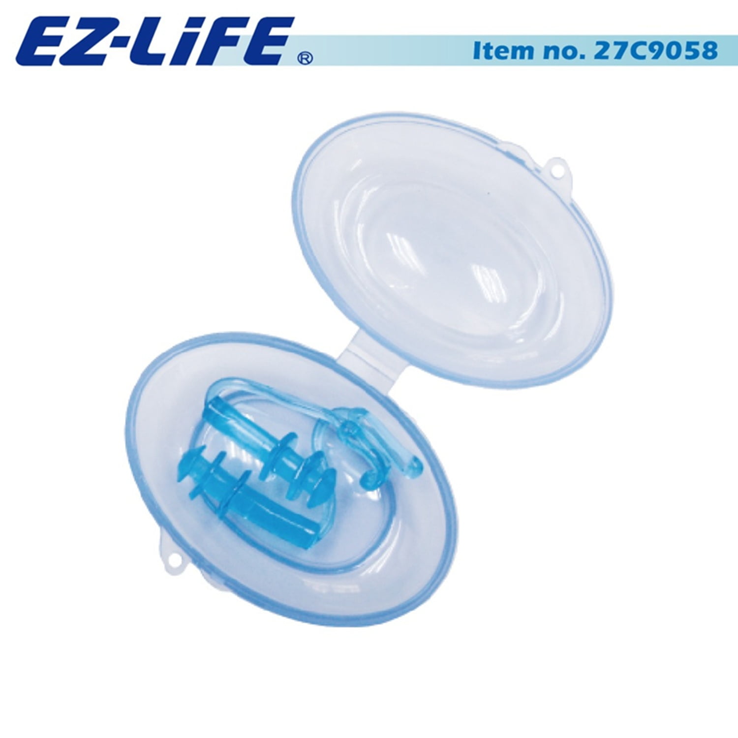 Ez-life - Tapón Para Oídos Soft Silicona Celeste Cajita (2 Unidades)