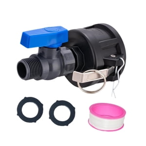 Ioensy - Adaptador Para Tanque Ibc, Adaptador Para Manguera De Agua, Válvula Para Manguera De Jardín