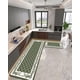 thumbnail image 3 of Set 2 Piezas Alfombra de Cocina Goma Antideslizante Diseño Estampado, 3 of 6