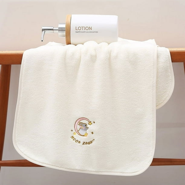 1pc Super Absorbent Rabbit Cartoon Bath Towel Set - Fast Drying and Soft on Skin