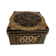 thumbnail image 1 of Caja Joyero Decorativo Diseño Azteca MDF 13x13cm, 1 of 2