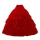 thumbnail image 4 of Enagua De Boda Con Cintura Elástica, Enaguas Para Fiesta, Color Rojo, 4 Aros, 4 of 5