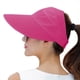 thumbnail image 1 of Stay Protected in Style: Women's Wide Brim Sun Protection Visor Sun Hat, 1 of 5