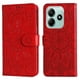 thumbnail image 3 of Funda tipo cartera FOXDOCK para Xiaomi Redmi Note 14 5G , diseño girasol en relieve, cuero PU, cierre magnético, soporte y tarjetero, 3 of 5